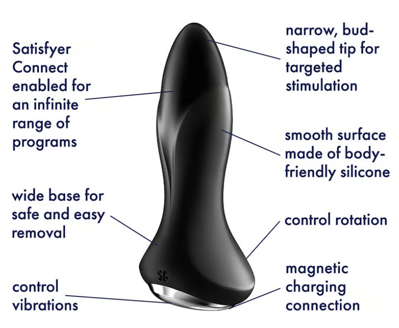 Satisfyer - Rotator APP Plug 1 Plus - Black photo-7