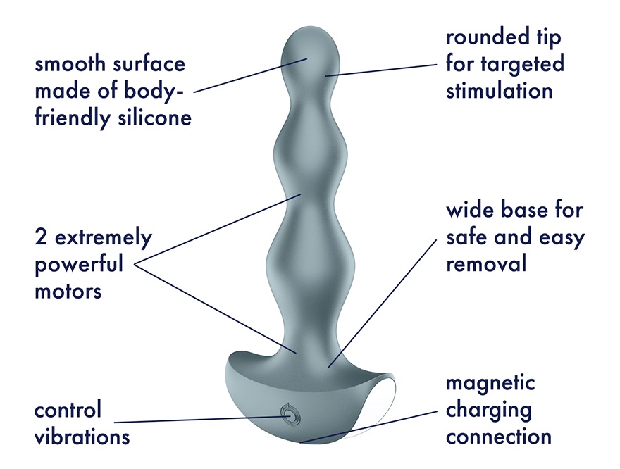 Satisfyer - Lolli Plug 2 Vibrator - Ice Blue photo-4