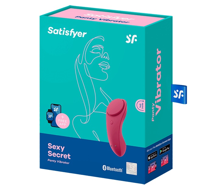 Satisfyer - Sexy Secret Panty Vibe Small - Red photo-6