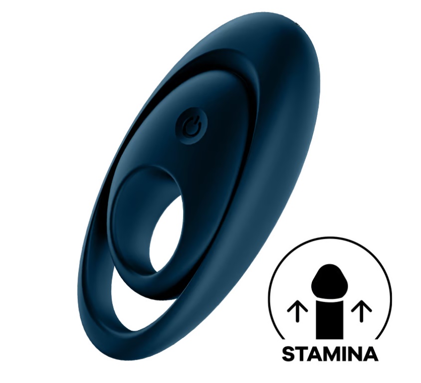 Satisfyer - Glorious Duo Vibro Ring - Dark Blue photo-3