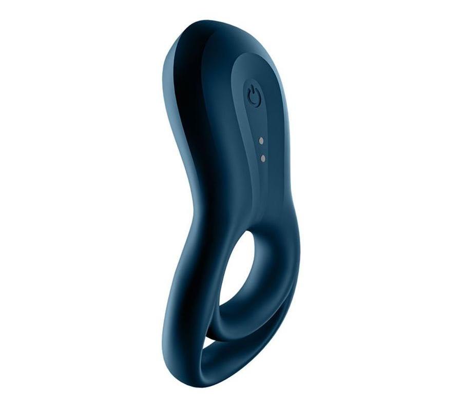 Satisfyer - Epic Duo Ring Vibrator - Navy Blue photo-5