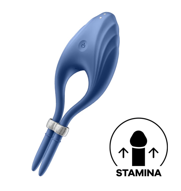 Satisfyer - Duelist Vibro Ring - Dark Blue photo-3