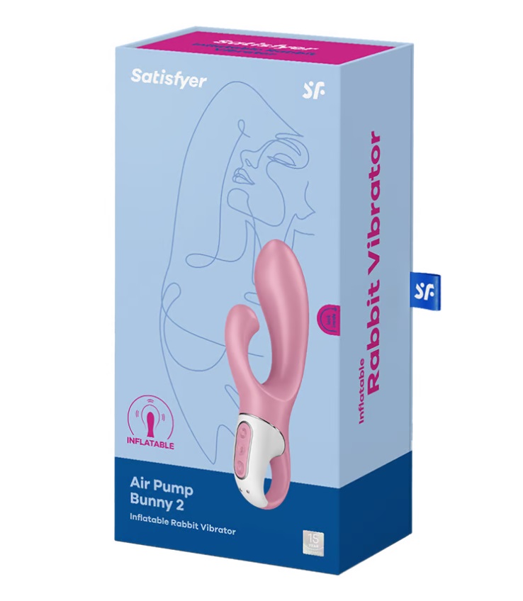 Satisfyer - Air Pump Bunny 2 - Pink photo-5