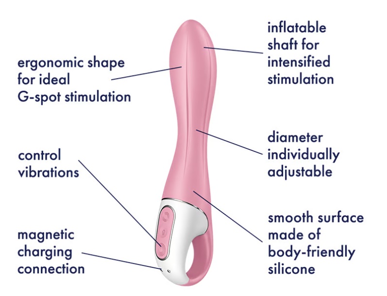 Satisfyer - Air Pump Vibrator 2 - Pink photo-4 Satisfyer - Air Pump Vibrator 2 - Pink photo-4