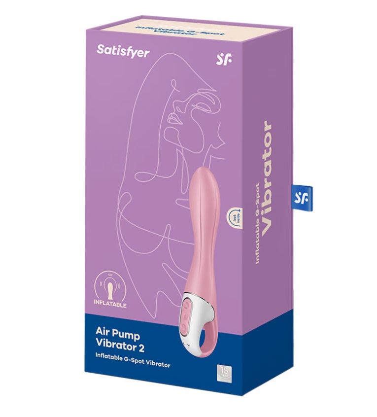 Satisfyer - Air Pump Vibrator 2 - Pink photo-5