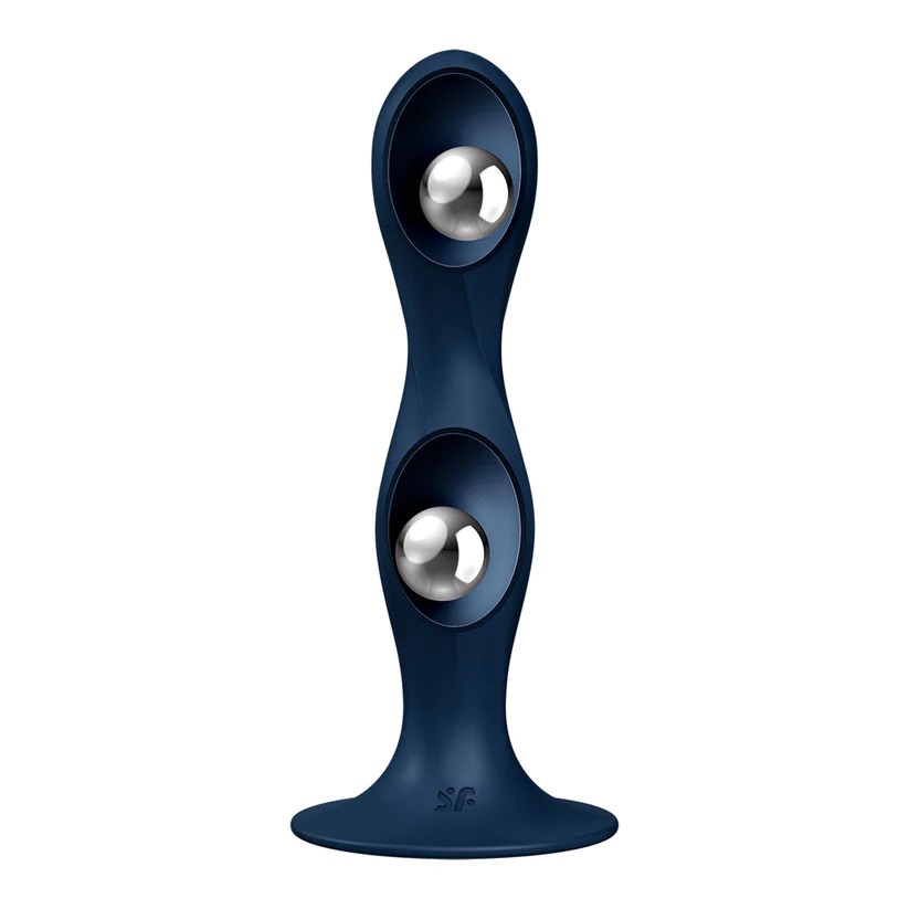 Satisfyer - Double Ball-R Dildo - Dark Blue photo-2