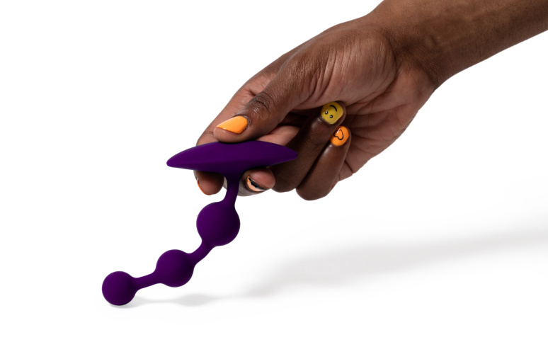 Romp - Amp Anal Beads - Purple photo-2 Romp - Amp Anal Beads - Purple photo-2