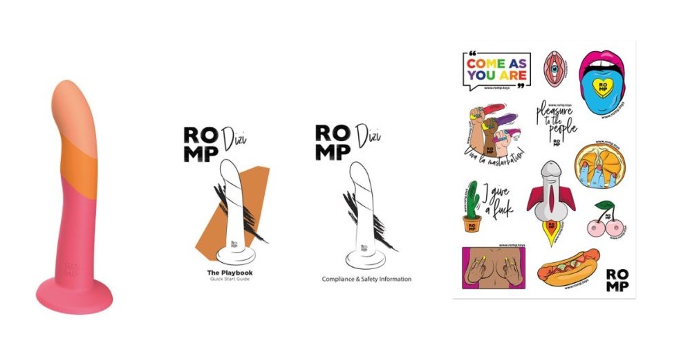 Romp - Dizi Dildo - Red photo-6 Romp - Dizi Dildo - Red photo-6