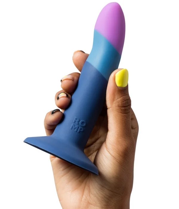 Romp - Piccolo Dildo - Blue photo-2 Romp - Piccolo Dildo - Blue photo-2