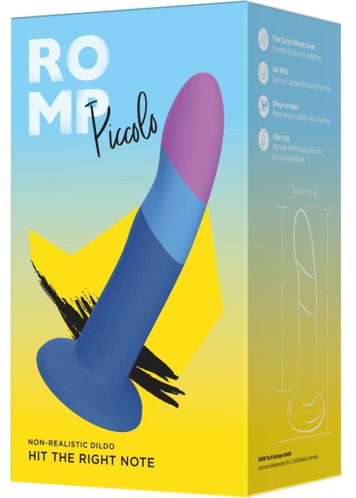 Romp - Piccolo Dildo - Blue photo-12