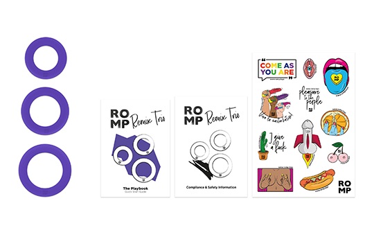 Romp - Remix Trio Ring - Purple photo-8