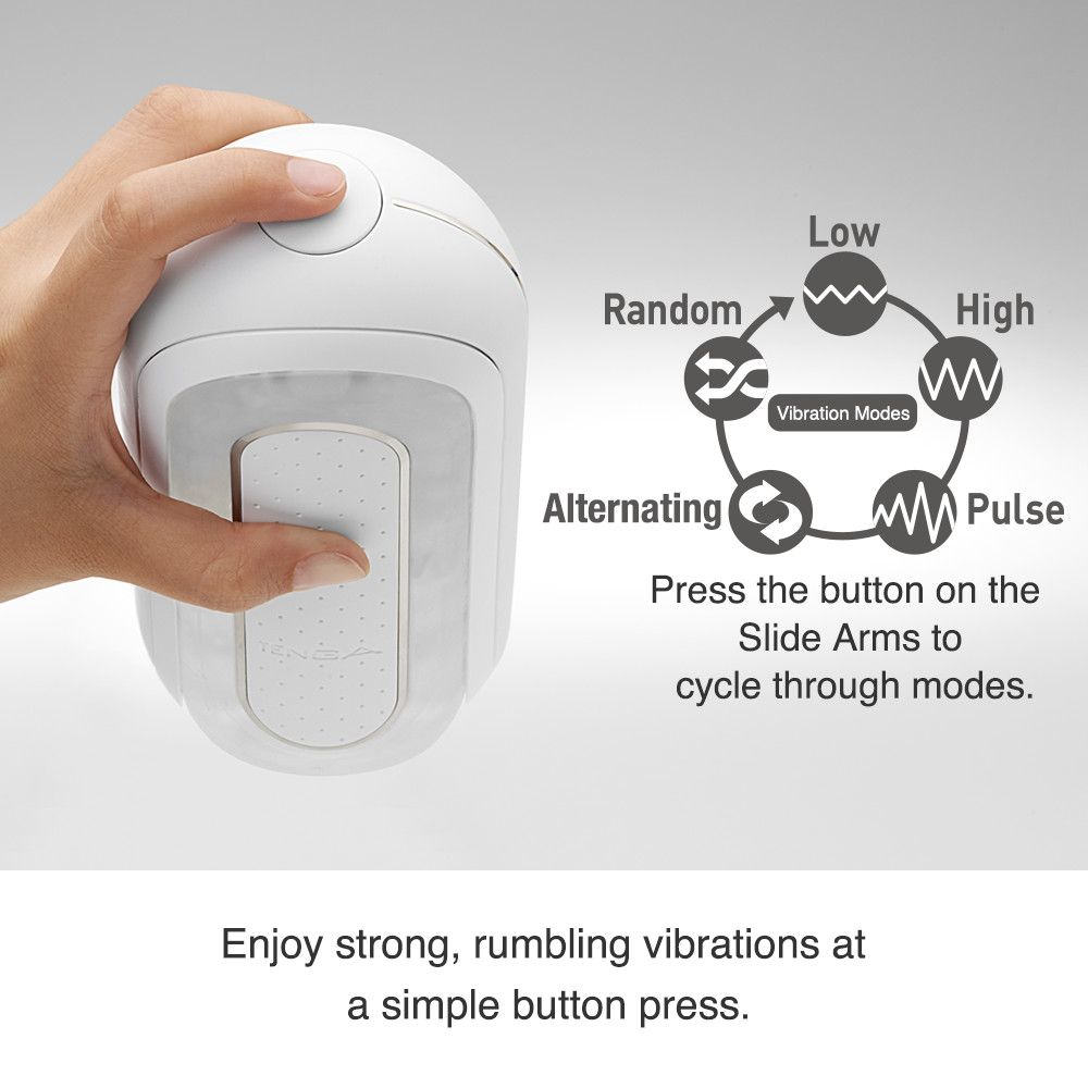 Tenga - Flip Zero Electronic Vibration - White photo-3