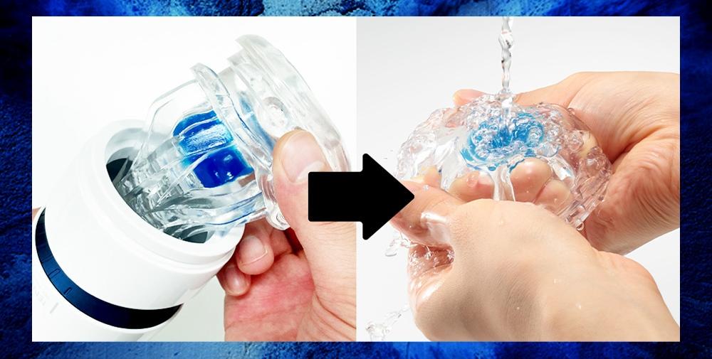 Tenga - AERO Cobalt Ring Masturbator photo-9