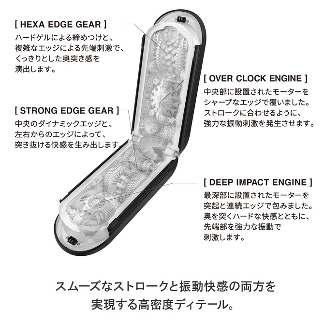Tenga - Flip Zero Gravity Electronic Vibration - Black photo-4