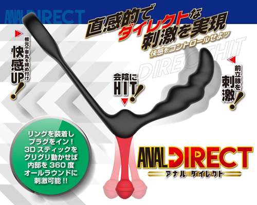 A-One - Anal Direct Plug - Black photo-4 A-One - Anal Direct Plug - Black photo-4