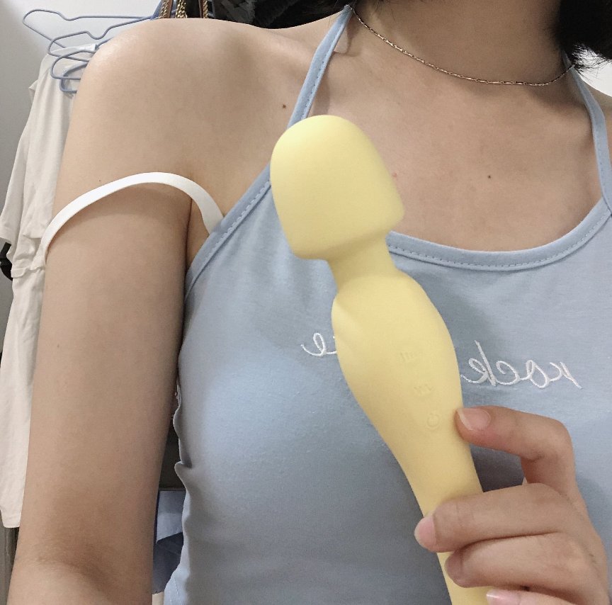 Drywell - Blossom Wand Massager - Yellow photo-2