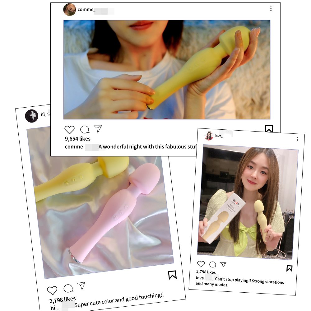 Drywell - Blossom Wand Massager - Yellow photo-17