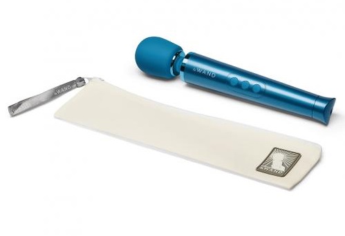 Le Wand - Petite Rechargeable Vibrating Massager - Blue photo-4