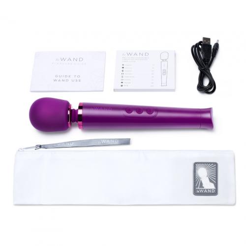 Le Wand - Petite Rechargeable Vibrating Massager - Cherry photo-5
