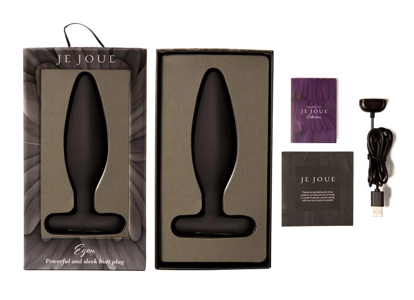 Je Joue - Egon Vibro Butt Plug - Black photo-15