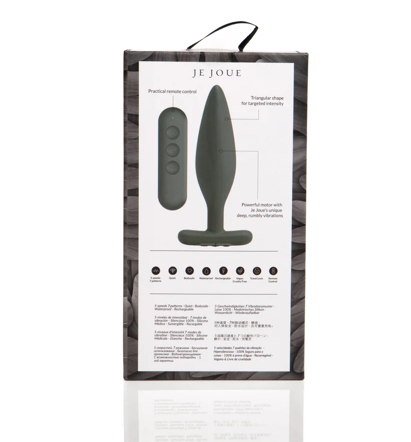 Je Joue - Egon Vibro Butt Plug - Black photo-18