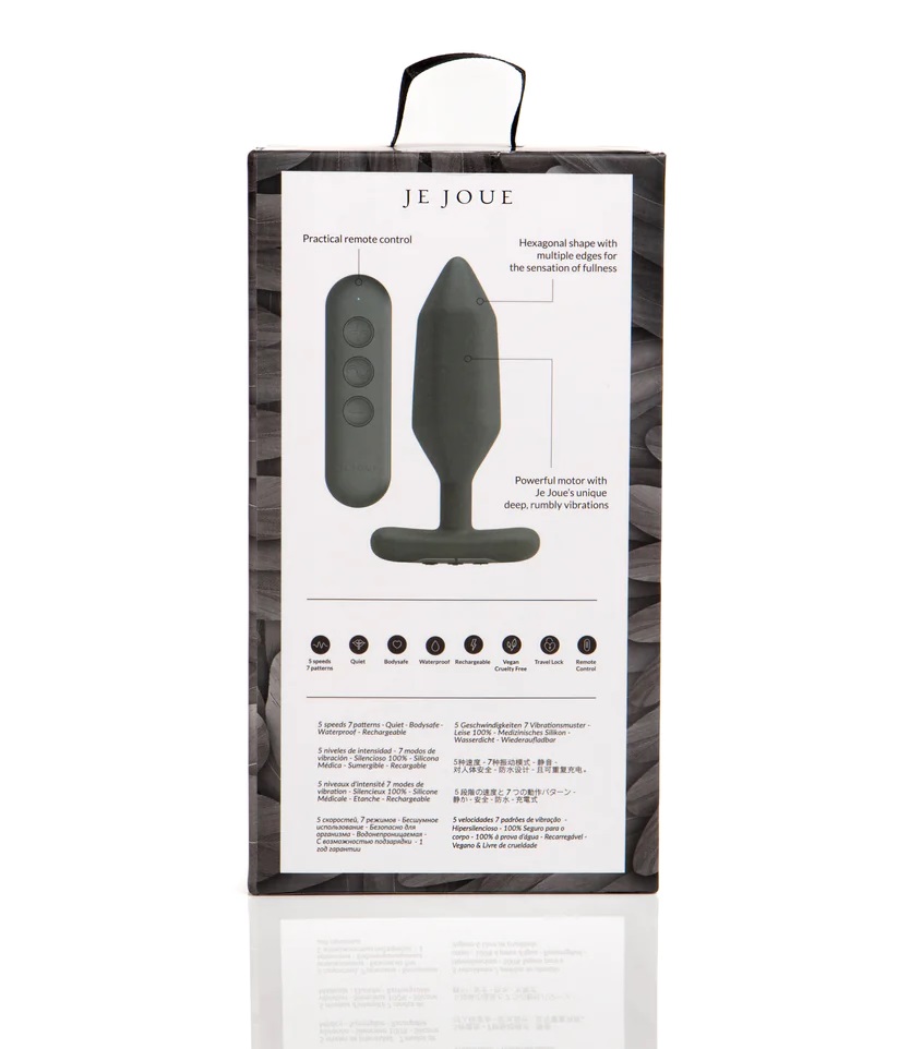 Je Joue - Onyx Vibro Butt Plug - Black photo-14