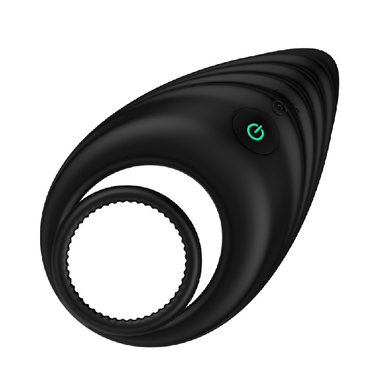 Nexus - Enhance Vibro Ring w Ball Stretcher - Black photo-4