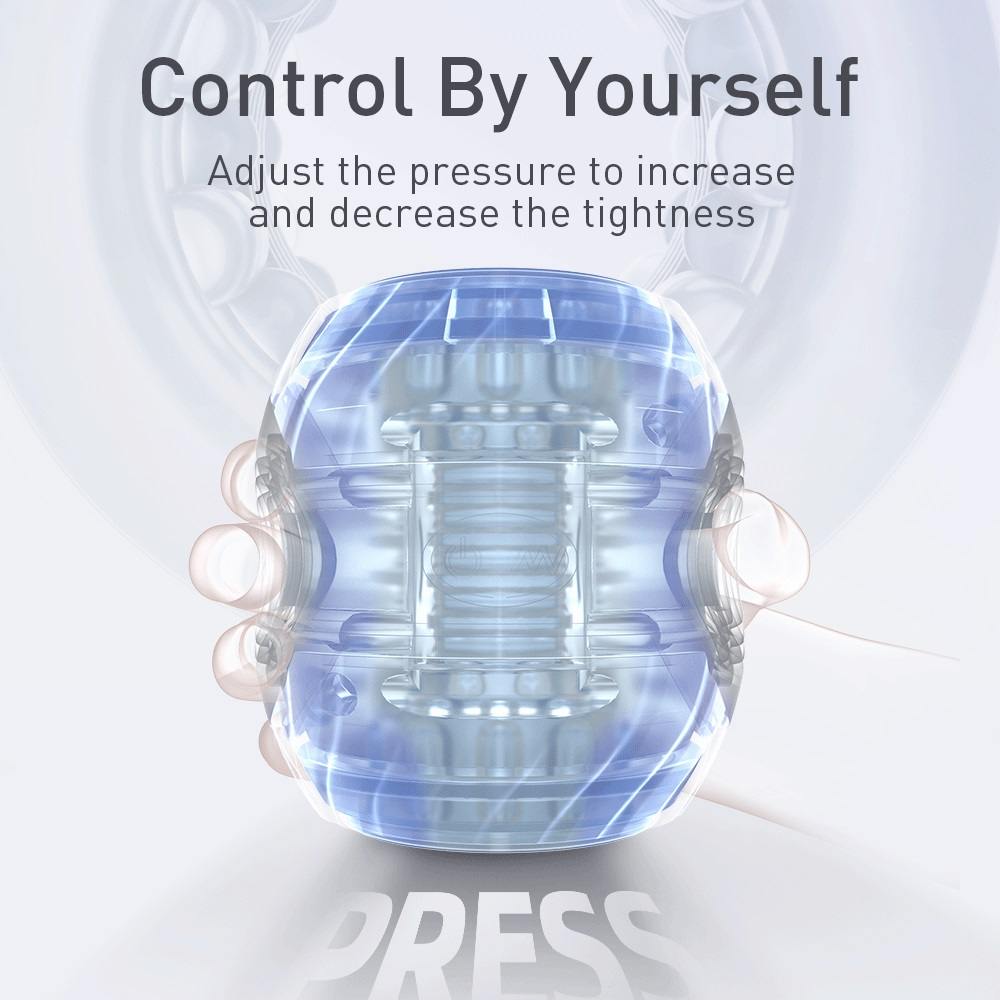 Drywell - Tron Vibro Masturbator - White photo-2