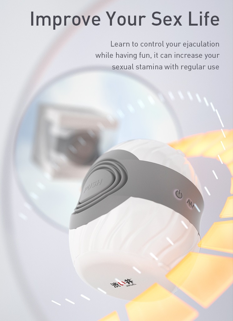 Drywell - Tron Vibro Masturbator - White photo-3