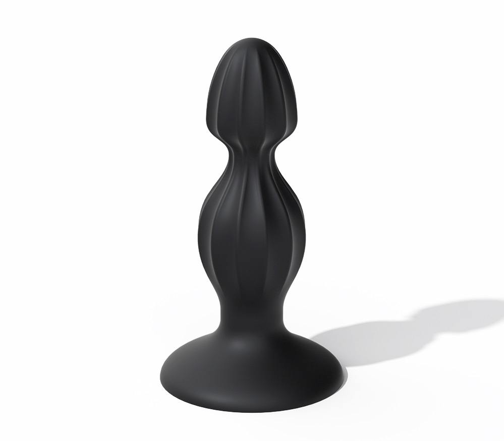Drywell - Flo Silicone Anal Plug - Black photo-3