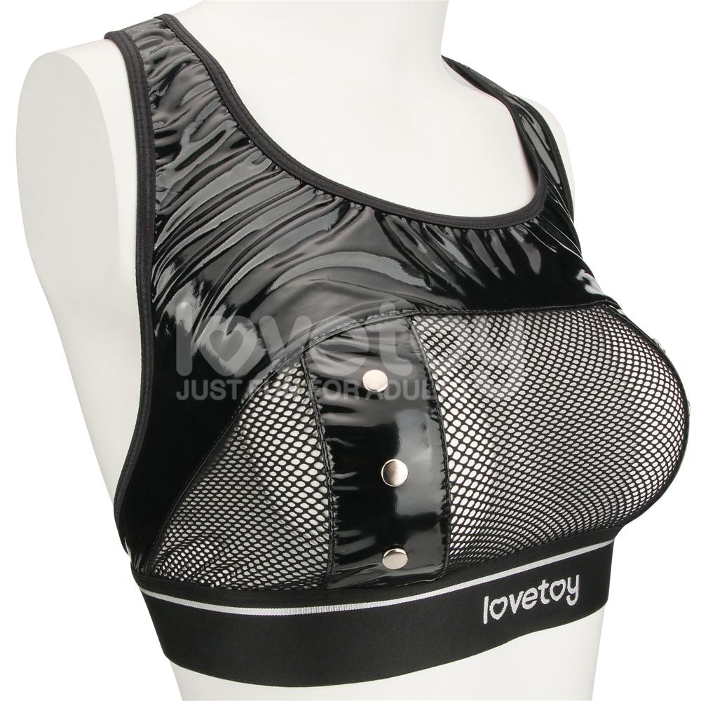 Lovetoy - Rebellion Reign Harness Strap-On Set L/XL - Black photo-5