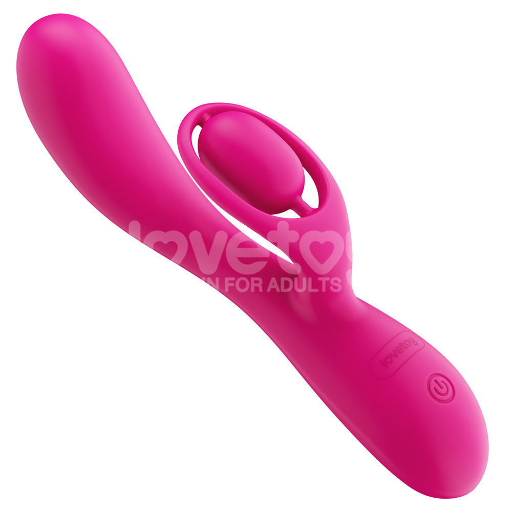 Lovetoy - Orbit Rabbit Vibrator - Pink photo-9