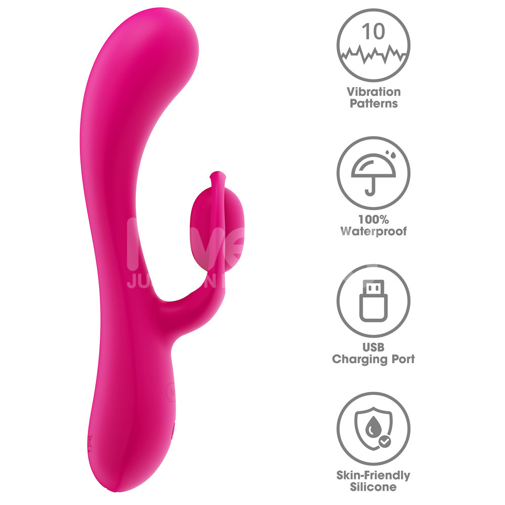 Lovetoy - Orbit Rabbit Vibrator - Pink photo-14
