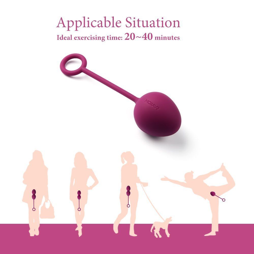 SVAKOM - Nova Kegel Balls - Plum Red photo-10