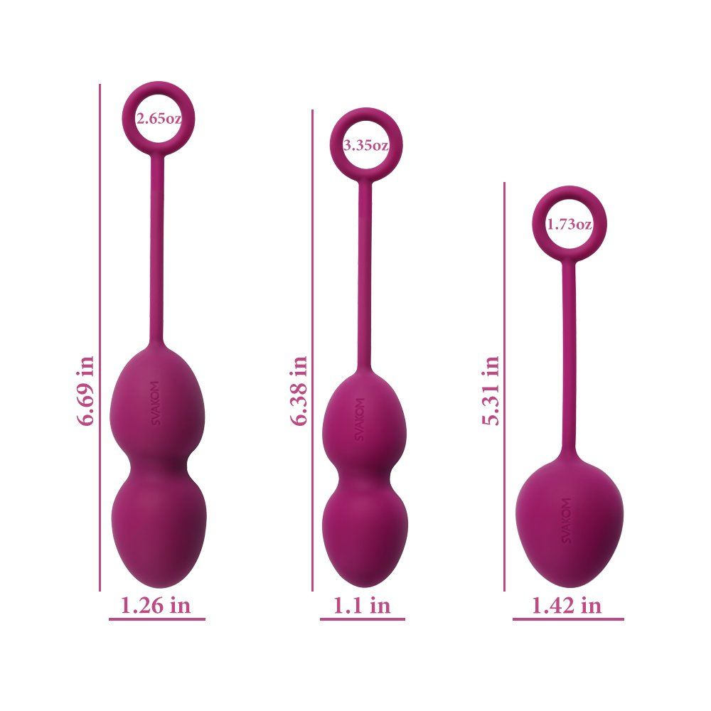 SVAKOM - Nova Kegel Balls - Violet photo-12