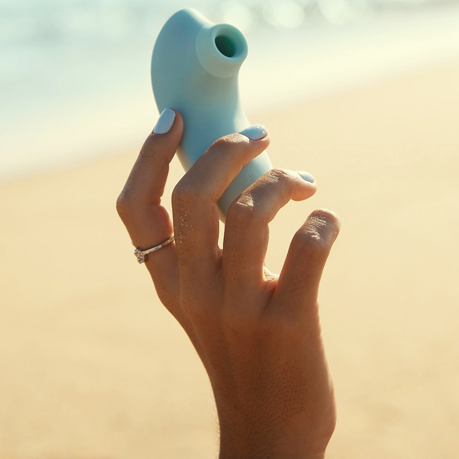 SVAKOM - Pulse Lite Neo Interactive Stimulator - Seafoam Blue photo-2