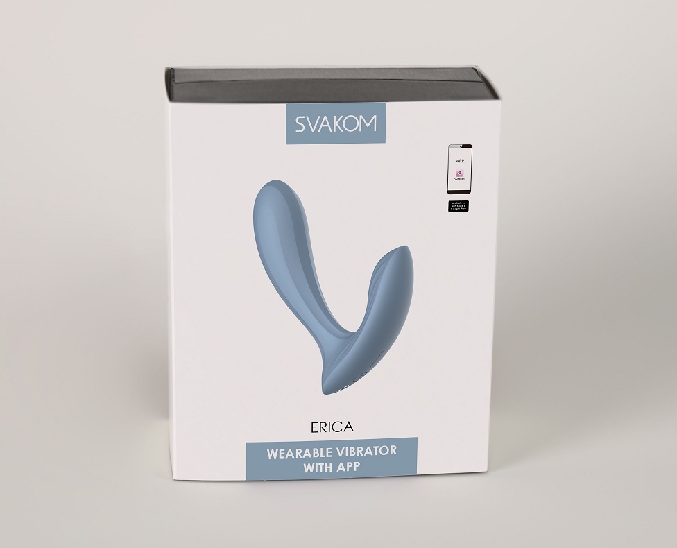 SVAKOM - Erica APP Wearable Vibrator - Dusty Blue photo-13