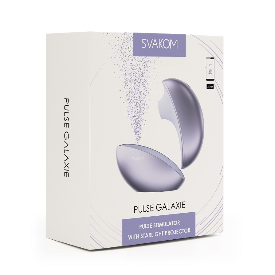 SVAKOM - Pulse Galaxie APP Stimulator w Projector - Metal Lilac photo-20