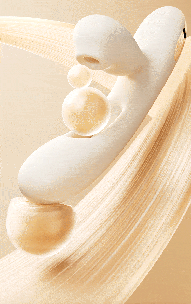 SVAKOM - Uneco Teasing APP G-spot Rabbit Vibrator - White photo-2