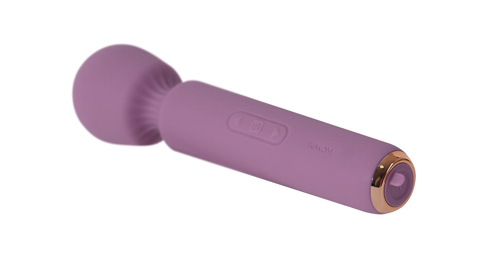 SVAKOM - Mini Emma Neo Interactive Wand Vibrator - Romantic Rose photo-2