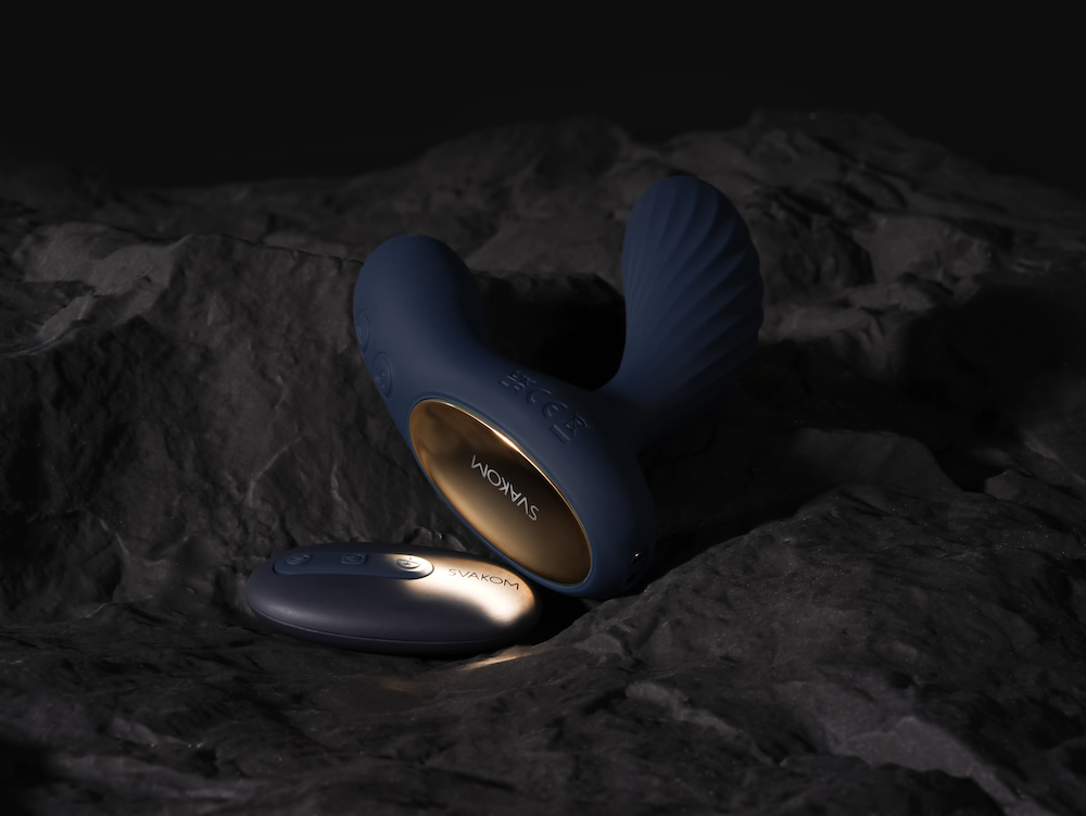 SVAKOM - Vick Neo 2 Interactive Heating Prostate Vibrator - Navy Blue photo-7