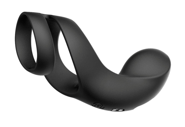 SVAKOM - Benedict Double Ring Perineum Stimulator - Black photo-6