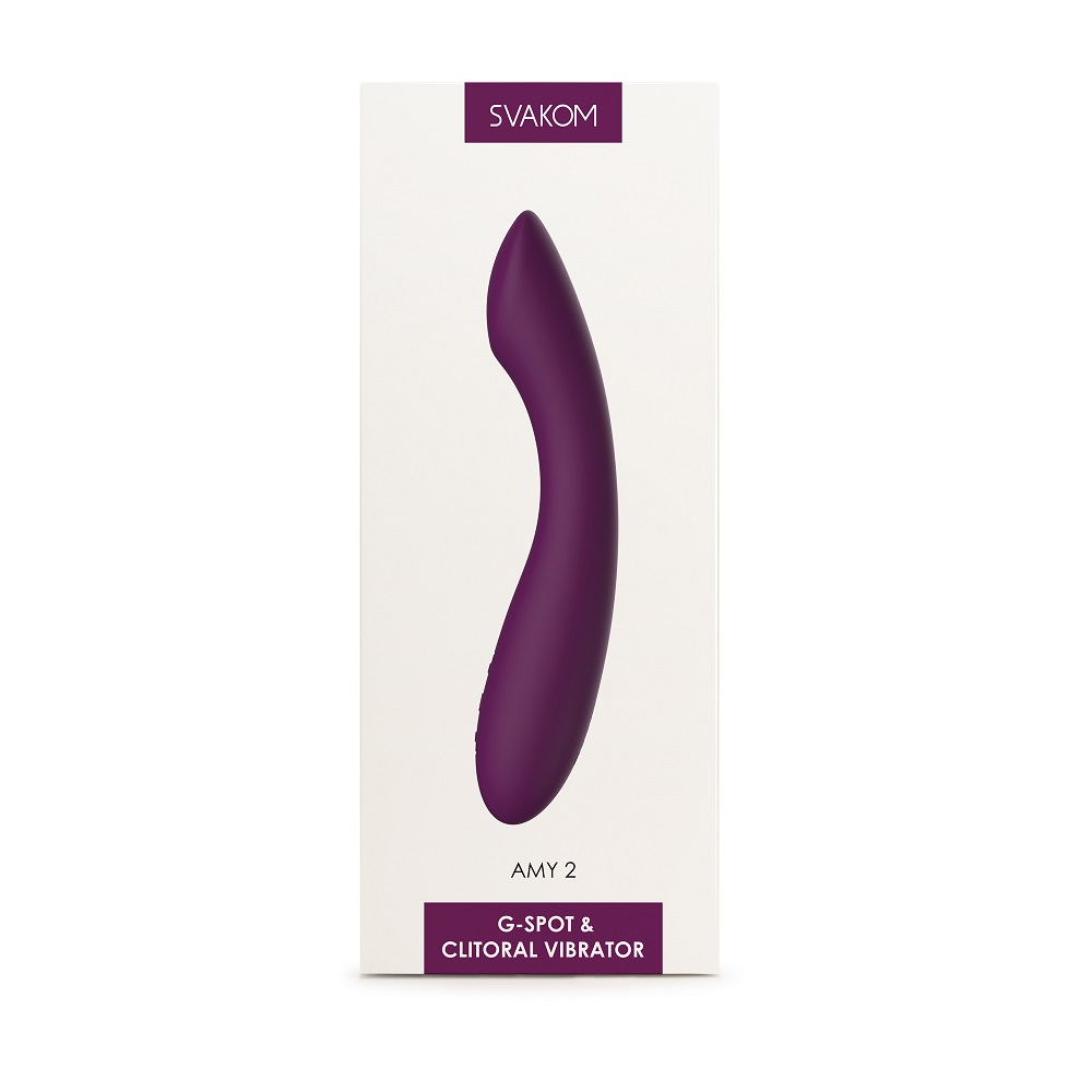 SVAKOM - Amy 2 Flexible G-spot Vibrator - Violet photo-10