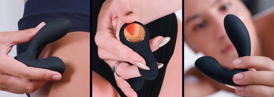 SVAKOM - Vick Neo Interactive Prostate Vibrator - Black photo-8
