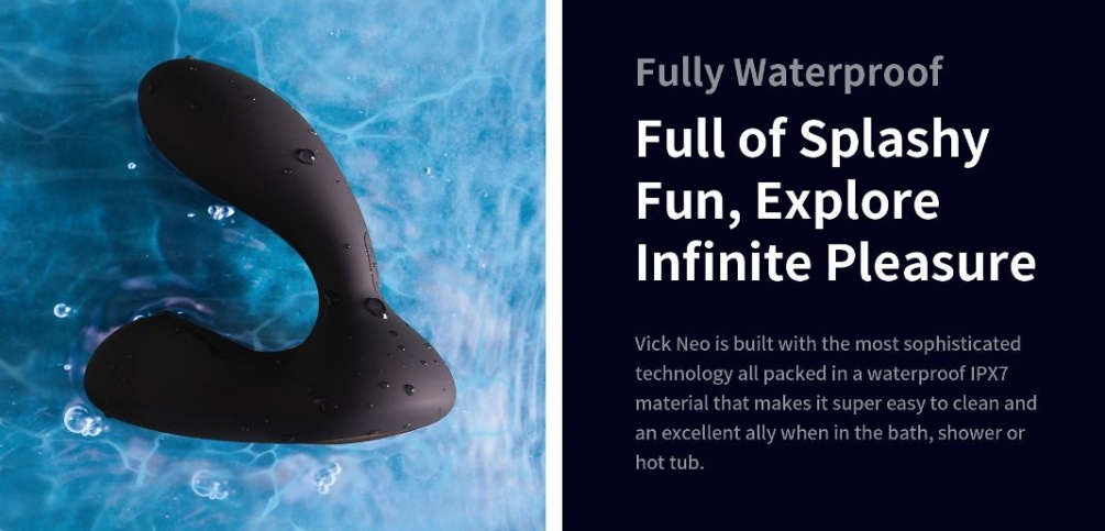 SVAKOM - Vick Neo Interactive Prostate Vibrator - Black photo-10
