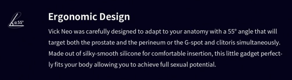 SVAKOM - Vick Neo Interactive Prostate Vibrator - Black photo-11