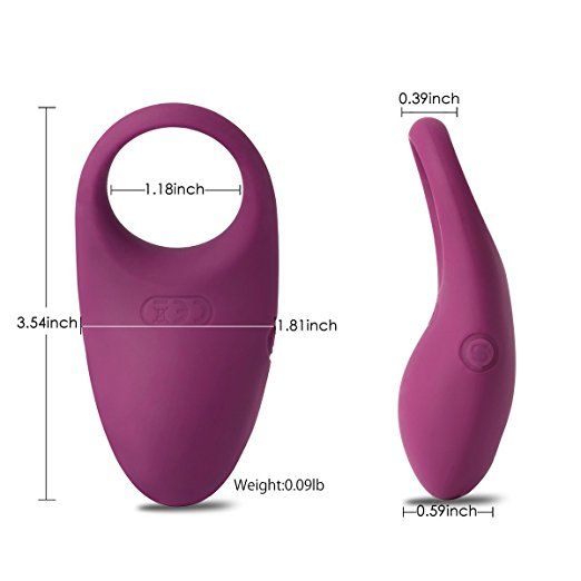 SVAKOM - Winni Remote Control Vibro Ring - Violet photo-11