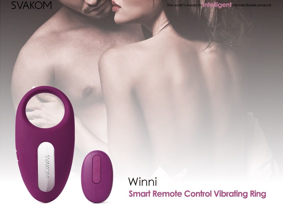 SVAKOM - Winni Remote Control Vibro Ring - Violet photo-14