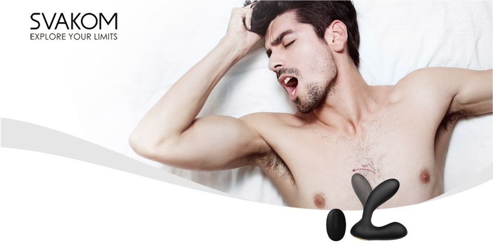 SVAKOM - Vick Remote Control Prostate Perineum Vibrator - Black photo-6