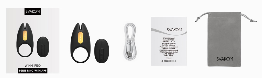 SVAKOM - Winni 2 APP Vibro Ring - Black photo-11